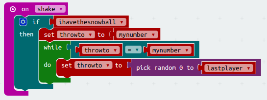 Microbit Game - Snowball Fight