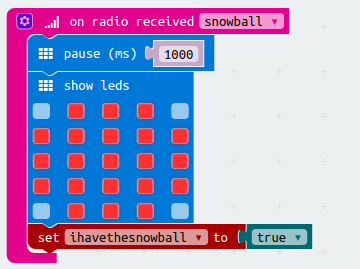 Microbit Game - Snowball Fight